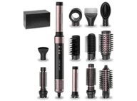 Suszarko-lokówki - Cecotec Bamba CeramicCare 12in1 AirGlam Black Czarno-różowy - miniaturka - grafika 1