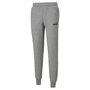PUMA Ess Fl Cl Męskie spodnie z logo Medium Grey, 4XL, Średnio szary melanżowy, 4XL - Spodenki męskie - miniaturka - grafika 1