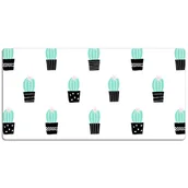 Podkładki na biurko - Ochronna mata podkładka na biurko Kaktusy 120x60 cm, Dywanomat - miniaturka - grafika 1