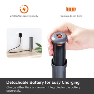 Ilife Cordless Handheld H11 - Odkurzacze pionowe - miniaturka - grafika 6