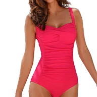 Stroje kąpielowe - WYSZCZUPLAJĄCY STRÓJ KĄPIELOWY JEDNOCZĘŚCIOWY KOSTIUM DAMSKI PUSH UP XL 42 - miniaturka - grafika 1