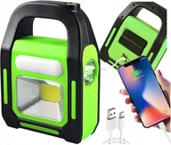 Latarki - Latarka Reflektor I Szperacz Solarna Powerbank Dwa Kolory Kipps - miniaturka - grafika 1
