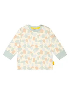 Steiff Bluza w kolorze pomarańczowo-błękitnym - Bluzy i sweterki niemowlęce - miniaturka - grafika 1