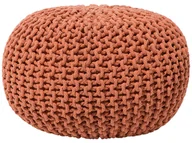 Pufy i podnóżki - Beliani Puf miedziany 50 x 35 cm CONRAD - miniaturka - grafika 1