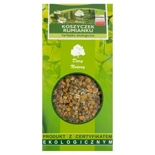 Dary Natury HERBATKA Z KOSZYCZKÓW RUMIANKU BIO 100 g - 000-D753-673A3 - Herbata - miniaturka - grafika 4