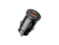 Ładowarki samochodowe - Ładowarka Samochodowa 30W QC USB + USB-C PD Remax Siya Series RCC358 czarna - miniaturka - grafika 1