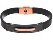 Bransolety męskie - Biżuteria Pacific skórzana bransoletka męska LB-035-RG - miniaturka - grafika 1