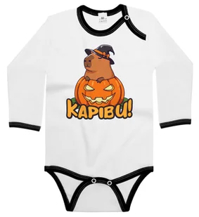 Body dziecięce Kapibu Kapibara Wiedźma W Dyni Halloween 74/80 - Body dla niemowląt Body dziecięce Kapibu Kapibara Wiedźma W Dyni Halloween 74/80 - Body dla niemowląt - miniaturka - grafika 1
