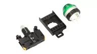 Inne akcesoria elektryczne - Spamel Lampka sygnalizacyjna 22mm zielona 230V AC LED ST22-LZ-230-LED\AC ST22-LZ-230-LED\AC - miniaturka - grafika 1