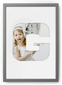 Ramki na zdjęcia - Ramka Na Zdjęcia Literka "G" Szara.Ramka Drewniana 21X30 Cm - miniaturka - grafika 1