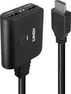 Rozgałęźniki - Lindy Adap Lindy 2 Port HDMI 4K60 Splitterkabel - miniaturka - grafika 1