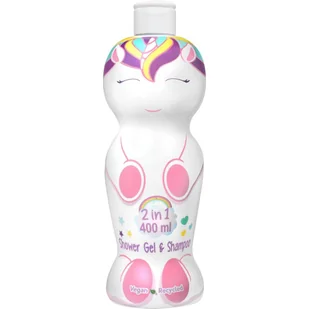 Be a Unicorn Shampoo & Shower Gel żel pod prysznic i szampon 2w1 dla dzieci 400 ml - Kosmetyki kąpielowe dla dzieci - miniaturka - grafika 1