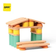 Klocki - OPPI, Kreatywny zestaw konstrukcyjny Stix, 60 elementów, 2+ - miniaturka - grafika 1