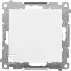 Łącznik krzyżowy bez piktogramu (moduł) 10 AX, 250 V~, szybkozłącza: Biały mat, SIMON55 - Wyłączniki światła i elektryczne - miniaturka - grafika 1