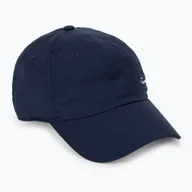 Czapki damskie - Czapka z daszkiem Nike Dri-Fit Club Unstructured Metal Swoosh midnight navy/metallic silver - miniaturka - grafika 1