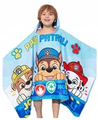 Okrycia kąpielowe dla dzieci - PSI PATROL RĘCZNIK KĄPIELOWY Z KAPTUREM CHASE - miniaturka - grafika 1