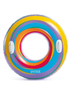 Intex Koło "Swirly Whirly Tubes" do pływania - 9+ - Materace dmuchane i koła do pływania - miniaturka - grafika 1