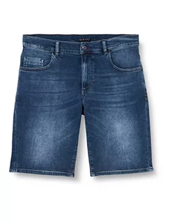 Spodenki damskie - Sisley Mens Bermuda 4HC1S9001 szorty, niebieski denim 902, 33, Blue Denim 902 - grafika 1