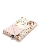 Koce i narzuty dla dzieci - La Millou Lekki koc minky M ( Princess - Smoke rose ) - miniaturka - grafika 1