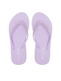 Guess Japonki E5GZ05BB00F Fioletowy - Klapki i japonki damskie - miniaturka - grafika 1