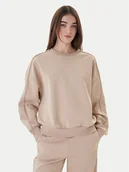 Bluzy damskie - Guess Bluza V6RQ96 KCX22 Beżowy Regular Fit - miniaturka - grafika 1