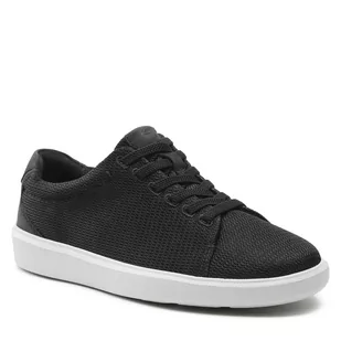 Clarks Męskie sneakersy Cambro Low, czarny - Black Textile - 42 EU - Sneakersy męskie - miniaturka - grafika 1