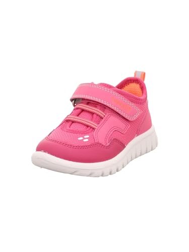 Superfit Dziewczęce Sport7 Mini Sneakersy, Pink Orange 5500, 27 EU