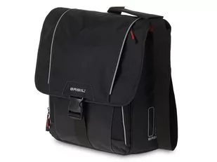 Basil rowerowe Schultertasche Sport wzornictwo Commuter, Black, 31 x 17 x 34 cm, 18 litrów, 17580 160865 - Akcesoria rowerowe - miniaturka - grafika 1