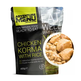 Danie gotowe ADVENTURE MENU Kurczak Korma z ryżem 400 g - ONE SIZE - Szybkie dania obiadowe - miniaturka - grafika 1