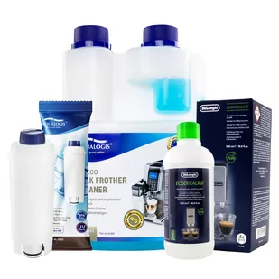 Zestaw Delonghi - AL-S002, Latteo 500ml, Delonghi EcoDecalk 5513291781 500ml - Akcesoria i części do ekspresów do kawy - miniaturka - grafika 1