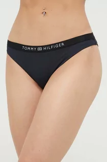 Stroje kąpielowe - Tommy Hilfiger figi kąpielowe kolor czarny - grafika 1