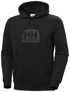 Męska bluza z kapturem Helly Hansen HH Box, czarna, 2XL - Bluzy męskie - miniaturka - grafika 1