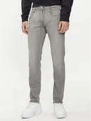 Spodnie męskie - Replay Jeansy M914Y.000.51A 626 Szary Slim Fit - miniaturka - grafika 1