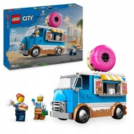 Klocki - LEGO City - Furgonetka z Pączkami Mobilna pączkarnia ZESTAW LEGO PREZENT DLA CHŁOPCA DZIECI - miniaturka - grafika 1