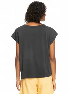 Koszulki sportowe damskie - Damski t-shirt z nadrukiem Roxy Unite TH Wave - czarny - ROXY - grafika 1