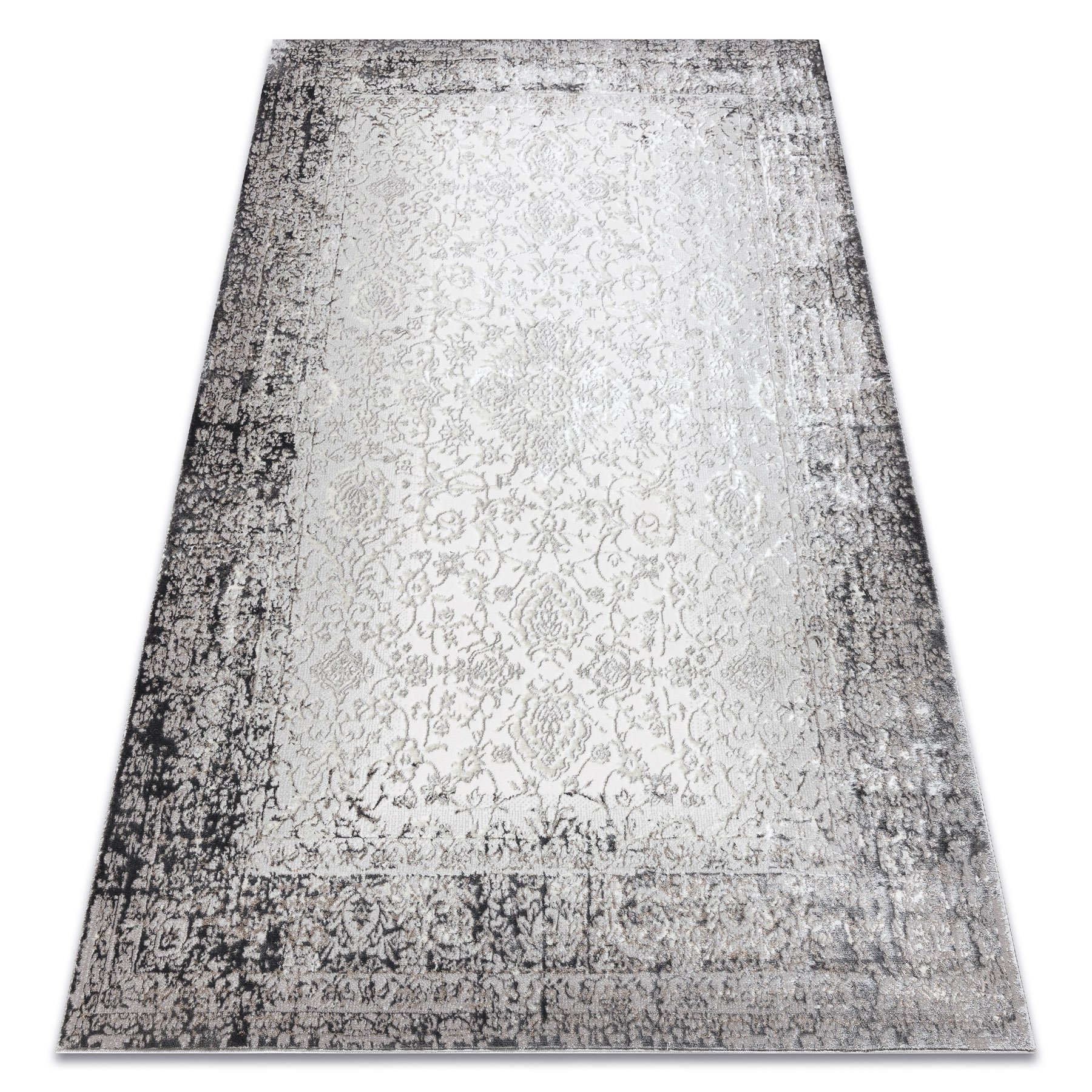 Dywan BLISS Z226AZ226 krem / - Ramka, ornament, nowoczesny, strukturalny szary 160x220 cm