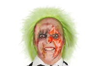 Dodatki do strojów karnawałowych - Peruka męska zielony szaleniec - miniaturka - grafika 1