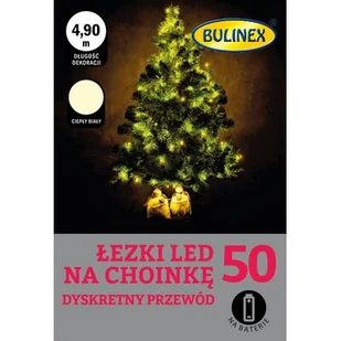 Lampki bateria nitki 50 led BULINEX - Oświetlenie świąteczne - miniaturka - grafika 1
