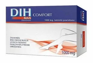 PRZEDSIĘBIORSTWO PRODUKCJI FARMACEUTYCZNEJ DIH MAX COMFORT 1000 mg 60 tabl 3074922 - Serce i układ krążenia - miniaturka - grafika 1