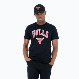 Koszulka męska New Era NOS NBA Regular Tee Chicago Bulls black - Koszulki męskie - miniaturka - grafika 1