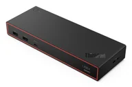 Stacje dokujące i replikatory portów - Lenovo ThinkPad USB4 Smart Dock 5500 with 135W Adapter Przewodowa Czarny 40BC0135EU - miniaturka - grafika 1