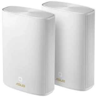 Asus System WiFi 6 ZenWiFi XP4 AX1800 2-pack biały ZenWiFi AX Hybrid (XP4)(2pk White) - Routery - miniaturka - grafika 1