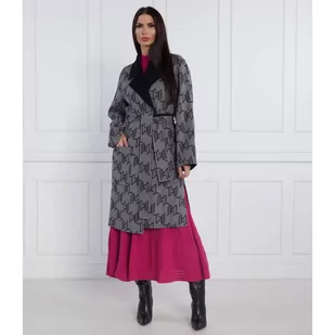 Karl Lagerfeld Dwustronny płaszcz Monogram - Płaszcze damskie - miniaturka - grafika 1
