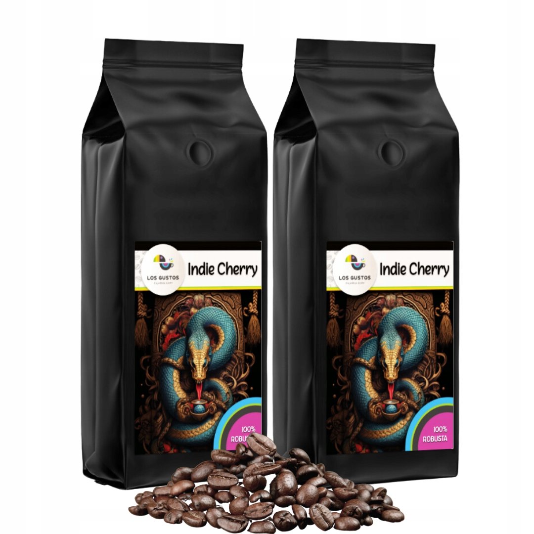 Kawa ziarnista Indie Cherry Los Gustos 2x1000g