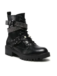 Deezee Trapery WS5577-09 Czarny - Botki damskie - miniaturka - grafika 1