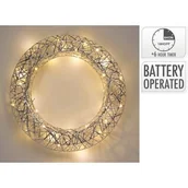 Oświetlenie świąteczne - Wieniec zawieszka ozdobna LED - miniaturka - grafika 1