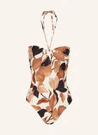 Stroje kąpielowe - Seafolly Strój Kąpielowy Bandeau Secret Garden schwarz - SEAFOLLY - miniaturka - grafika 1