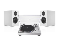 Zestawy stereo - Audio-Technica AT-LP120X-USB (srebrny) + A28 (biały) - miniaturka - grafika 1