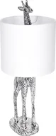 Oprawy, klosze i abażury - BRUBAKER Giraffe Africa lampa stołowa lub nocna - Lampa stołowa z ceramiczną podstawą i kloszem z tkaniny - 51,5 cm wysokości, czarno-biała - miniaturka - grafika 1