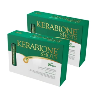 2x Kerabione Shots - 2x 14 x 25 ml - miesięczna kuracja na wypadanie włosów - Włosy, skóra, paznokcie - miniaturka - grafika 1